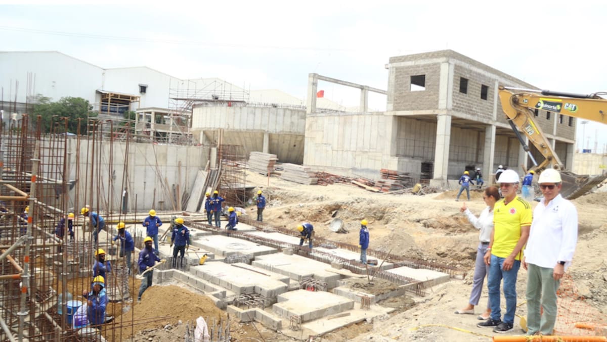Las obras del Acueducto Regional del Norte avanzan en un 86% según la Gobernacion del Atlántico.. //Cortesía Gobernación del Atlántico.