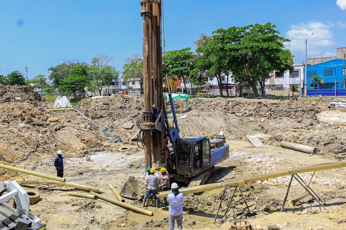 Así va la construcción el puente entre Las Palmeras y Las Palmeritas