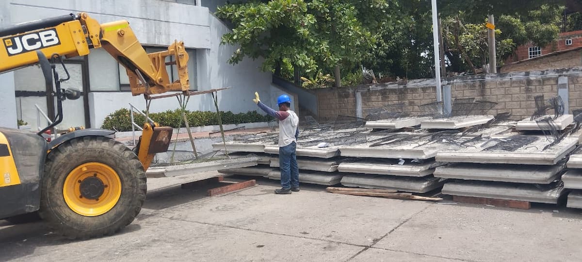 Obras del Intercambiador vial de Ternera. // Foto: Óscar Díaz Acosta