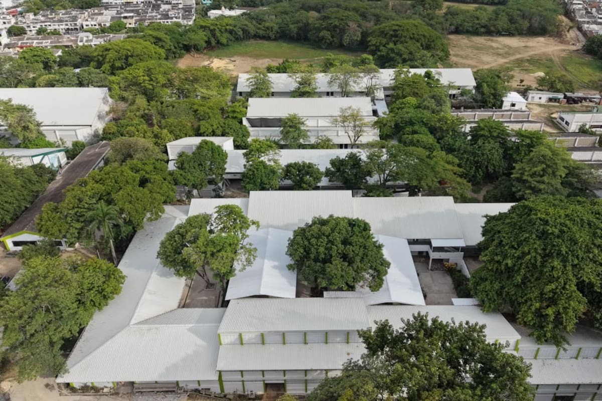 Avanza transformación del colegio INEM en Cartagena: obras superan el 65% de ejecución