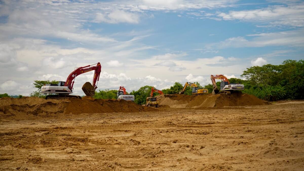 Las obras buscan mitigar el riesgo en la zona. // Cortesía