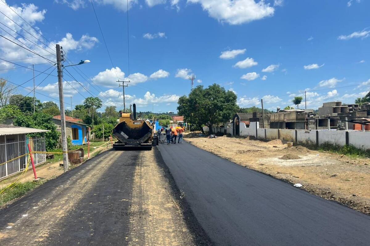 Así van las obras de la vía San Basilio de Palenque-Malagana