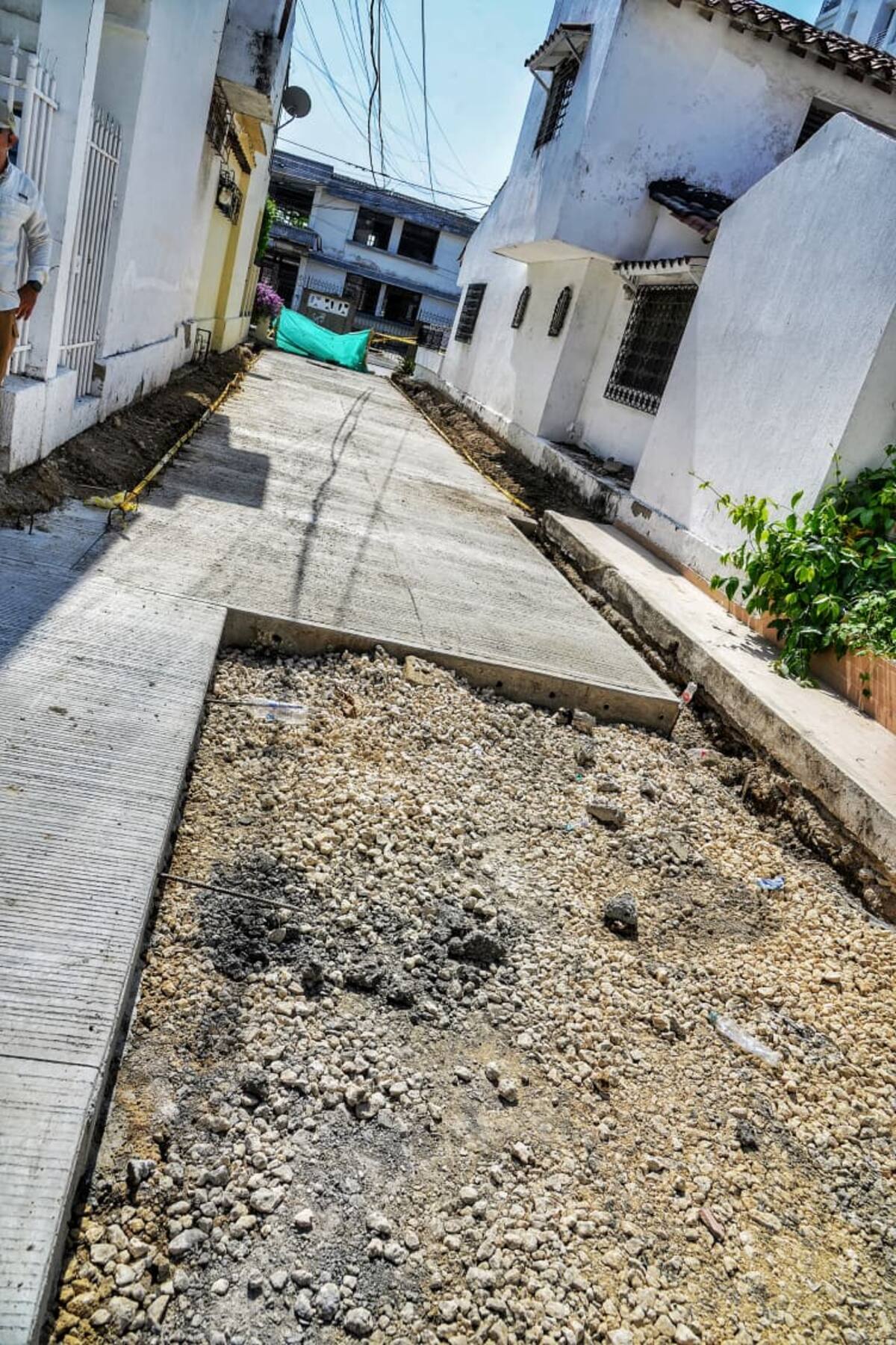 Obras en Manga. // Foto: cortesía - Alcaldía de Cartagena.