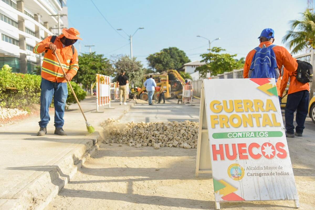 Estas son las 70 obras viales que iniciará Dumek en Cartagena, ¿está tu calle?