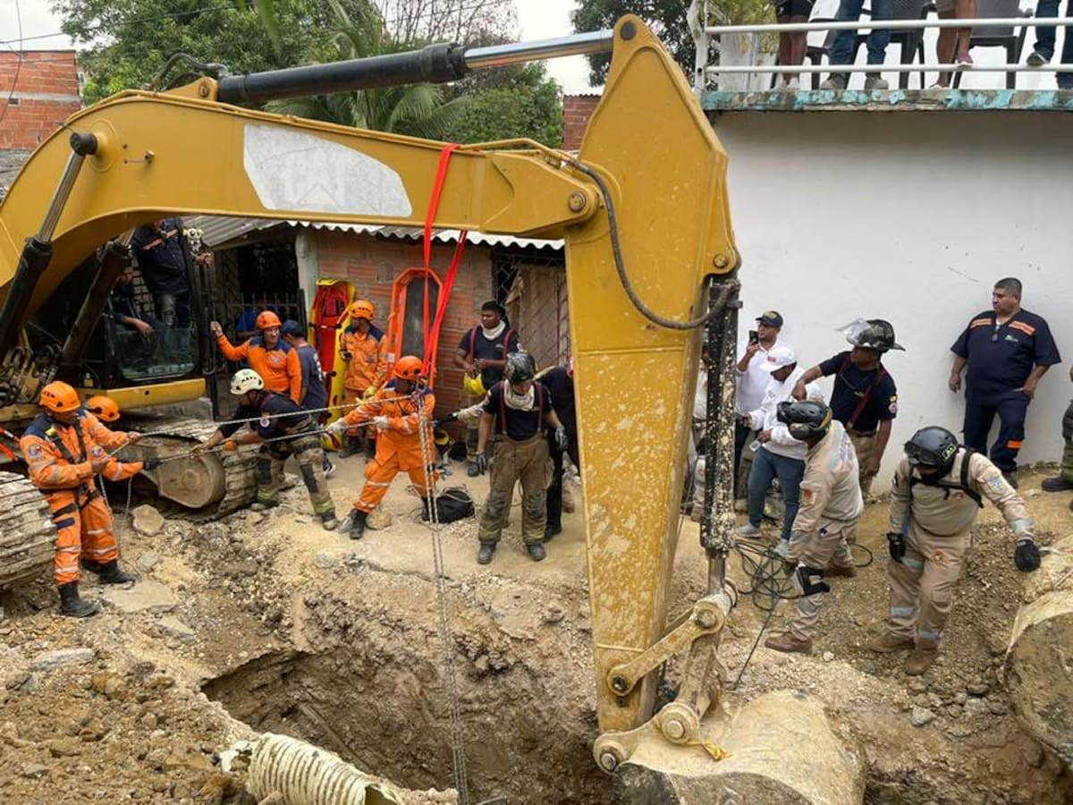 Dos obreros perdieron la vida mientras trabajaban en el barrio 20 de Julio, Cartagena.
Foto: Suministrada.