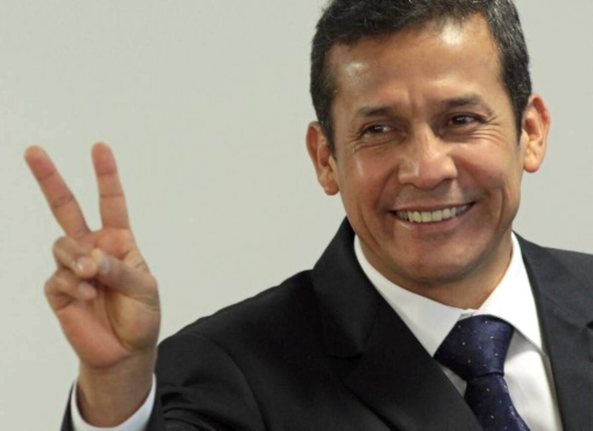 Ollanta humal, presidente electo de Perú. AP ERALDO PERES