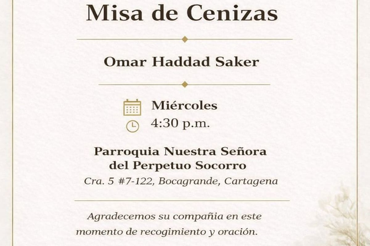 Fallece Omar Haddad Saker, reconocido empresario de Cartagena