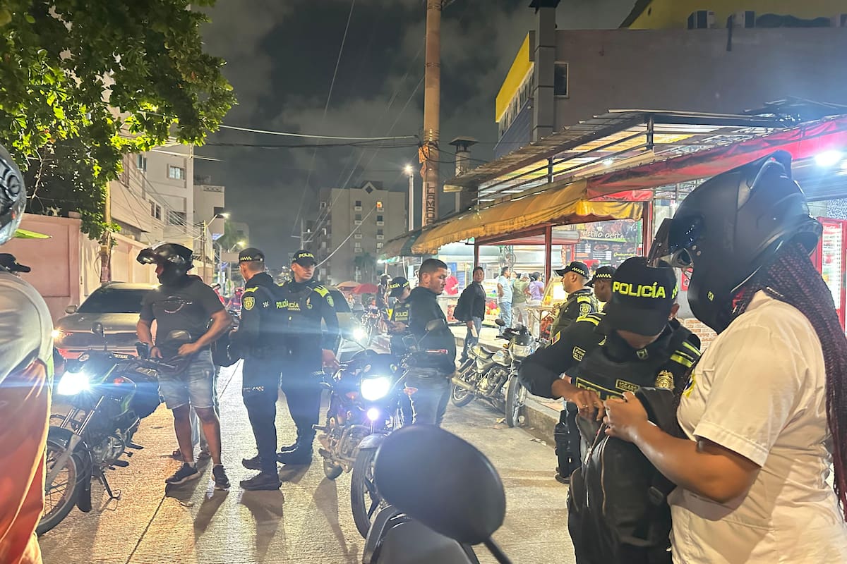 Ofensiva de la Policía en Cartagena dejó 48 capturados y ocho armas incautadas