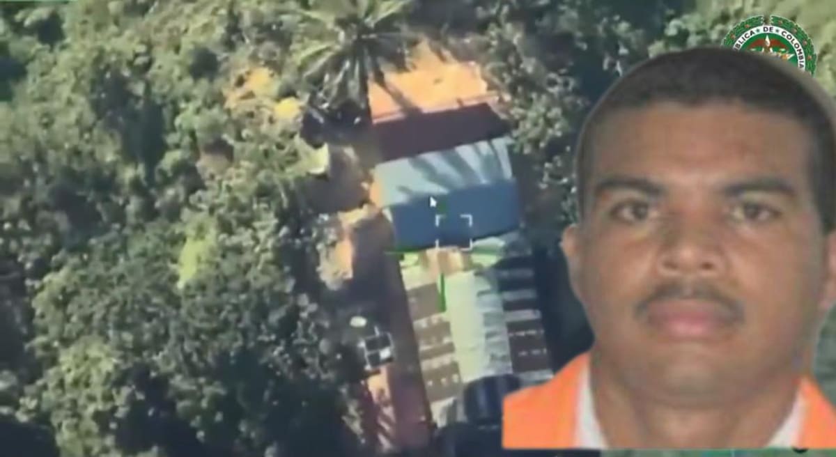 Un fuerte despliegue en Guachaca, Magdalena dejó siete muertos, entre ellos alias 'Cholo', segundo jefe de 'Los Pachencas'. //FOTO: @POLICÍADECOLOMBIA @MINDEFENSA