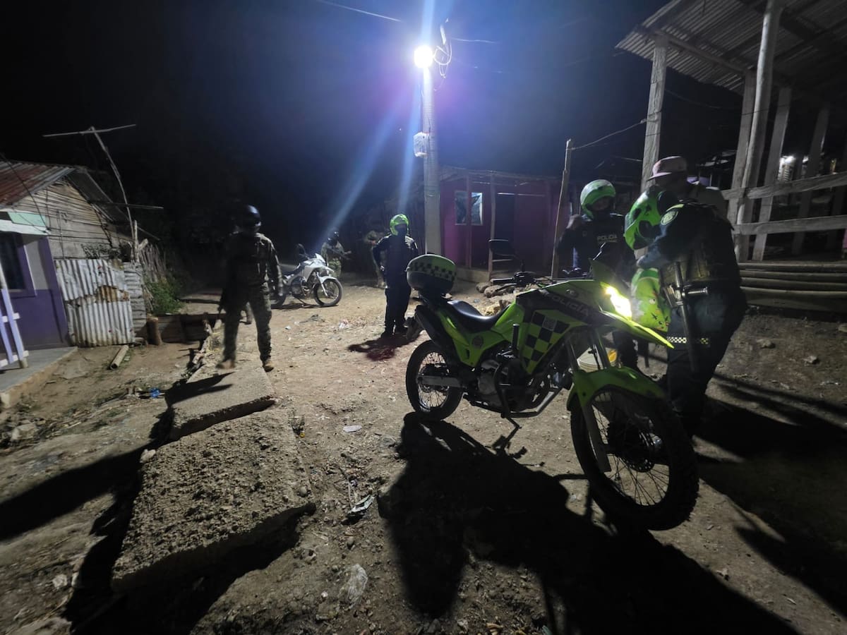 Operativo conjunto busca fortalecer la seguridad en ocho sectores de Villanueva.