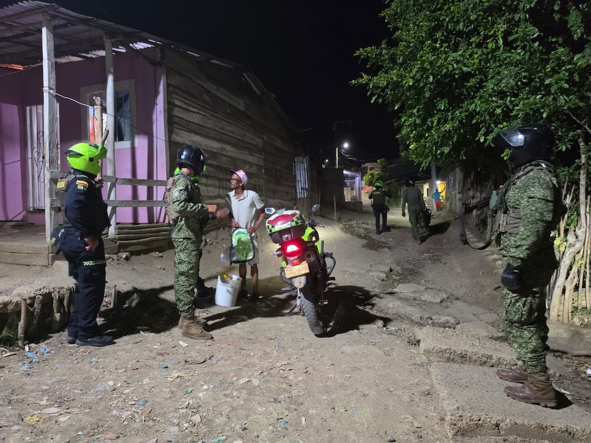 Operativo conjunto busca fortalecer la seguridad en ocho sectores de Villanueva.