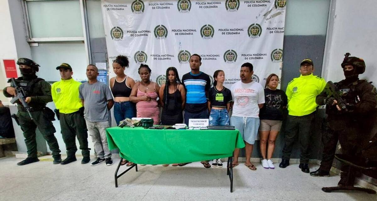 Durante el operativo de la Policía se logró la captura de 9 personas y la desestabilización del Plan Atlántico, que tiene pensado el Clan del Golfo en el Atlántico.