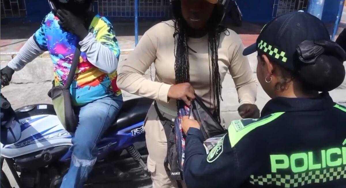 La Policía Metropolitana reportó 118 capturas, una de ellas por orden judicial..//Cortesía Policía Mebar.