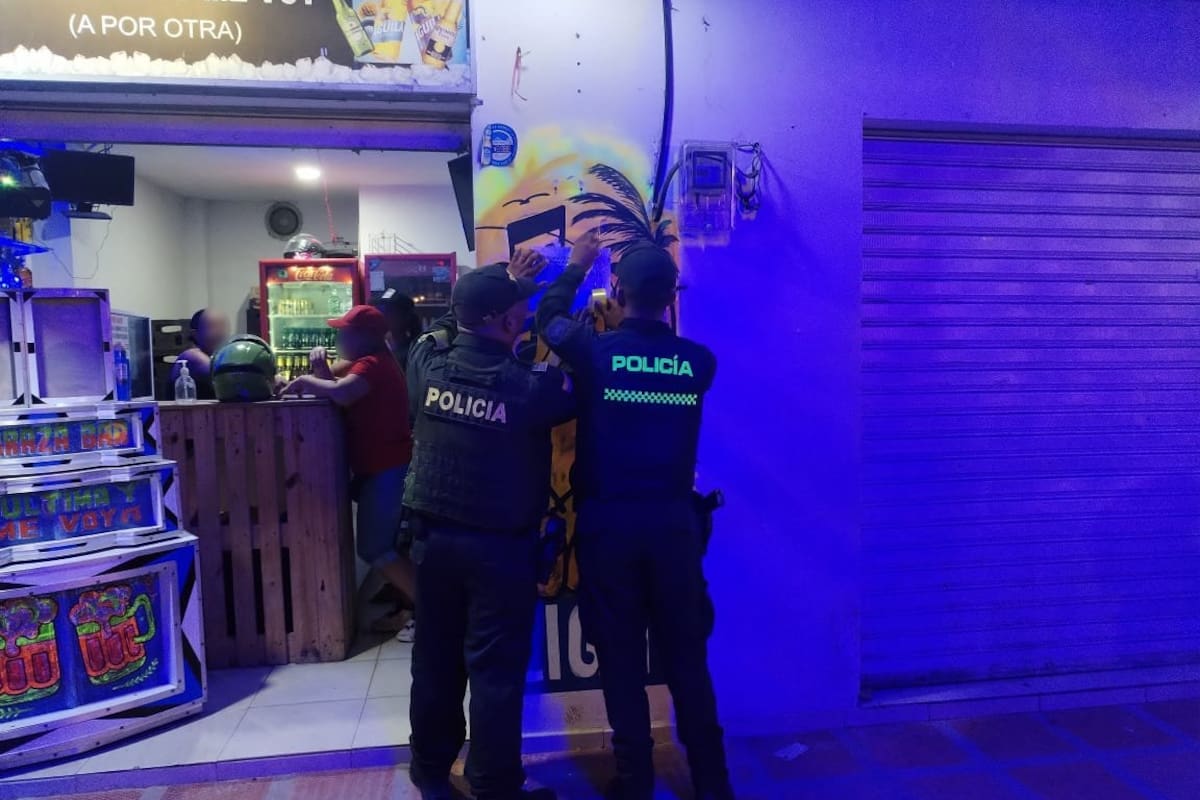 8 negocios cerrados en la Zona Norte de Cartagena tras operativos
