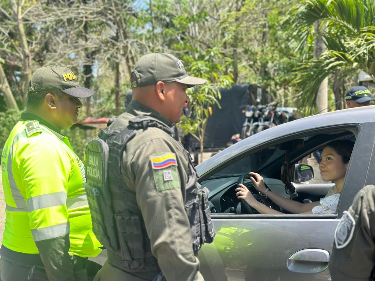 Operativo de Semana Santa en Bolívar. // Foto: cortesía - Policía Nacional