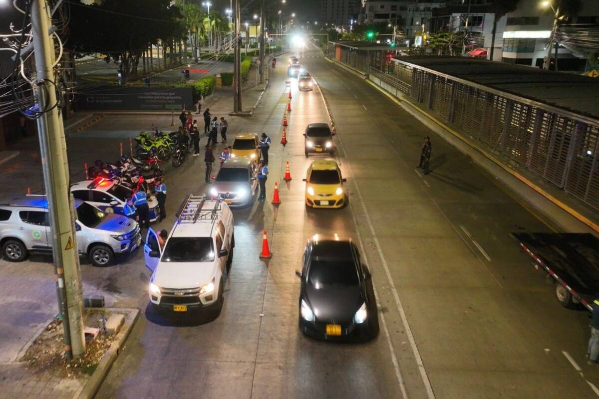 Operativo del DATT deja más de 80 vehículos inmovilizados en Cartagena