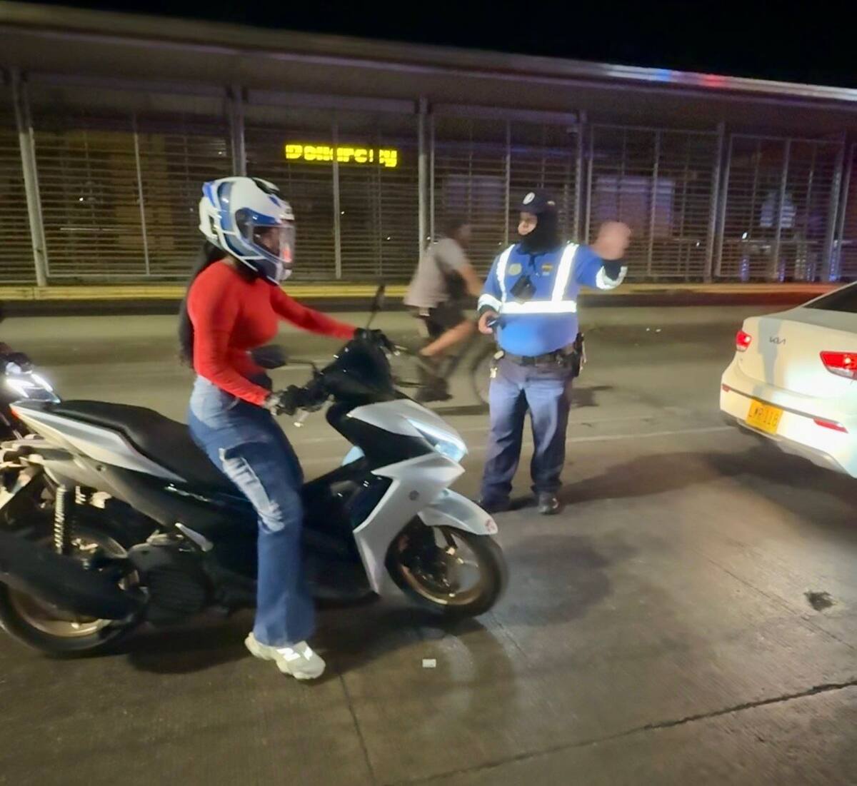 Operativo por parte del DATT. // Alcaldía de Cartagena