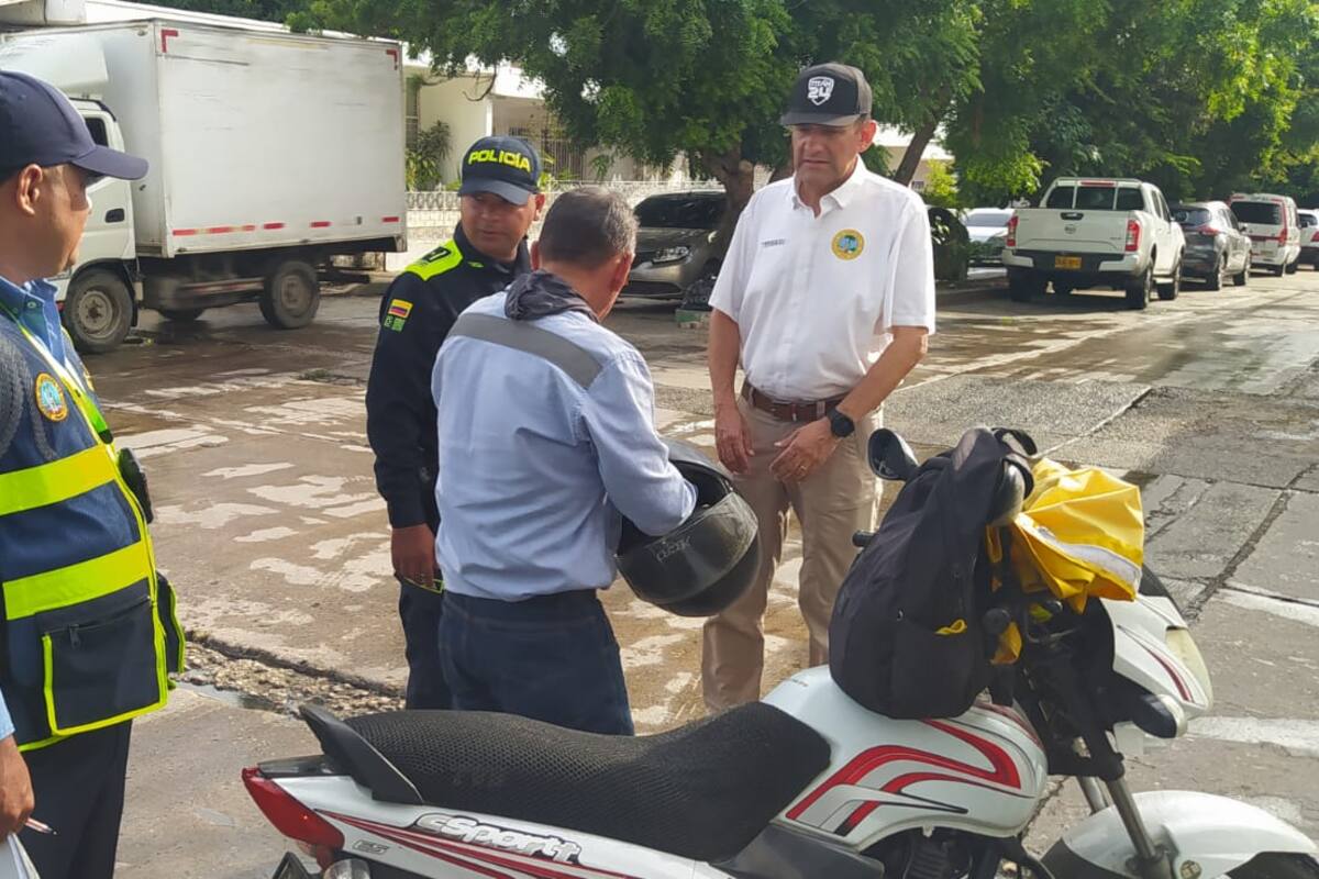 En Alto Bosque inmovilizan 15 motos por violar restricción de parrilleros hombres