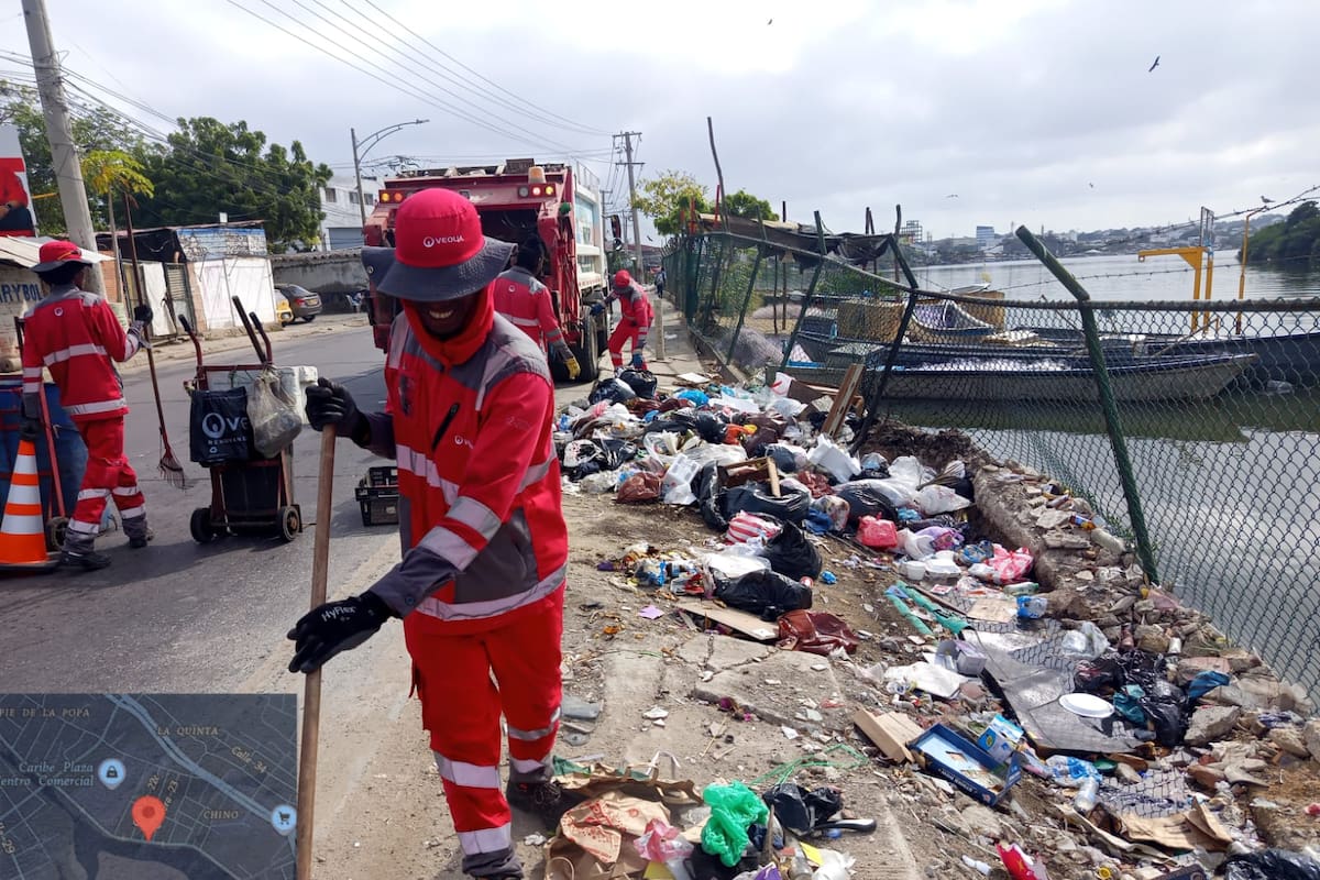 Retiran 4 toneladas de residuos de la ciénaga de Las Quintas: esto es lo que sigue