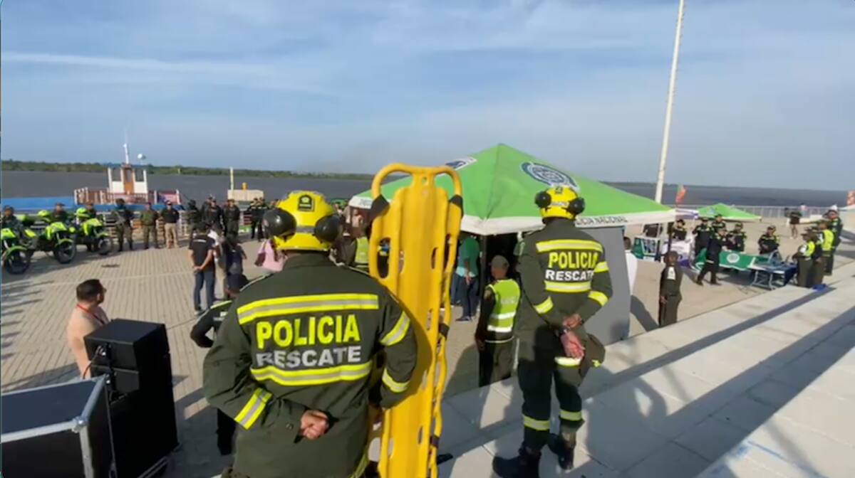 La Oficina de Gestión del Riesgo estará atenta y disponible para brindar una respuesta inmediata, ante cualquier emergencia que pueda ocurrir durante Semana Santa..//Cortesía Policía Mebar.