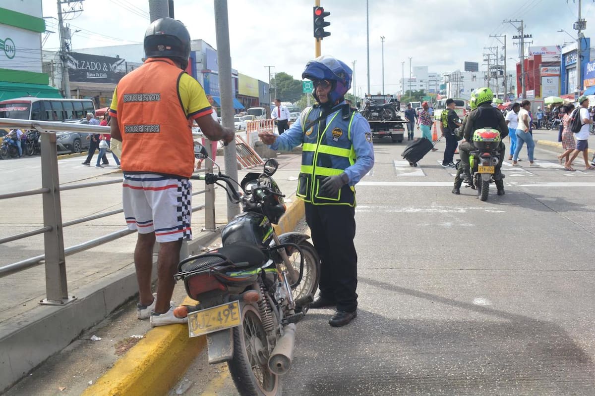 Operativos de tránsito crecieron 44 % en Cartagena durante 2025. // Foto: cortesía DATT