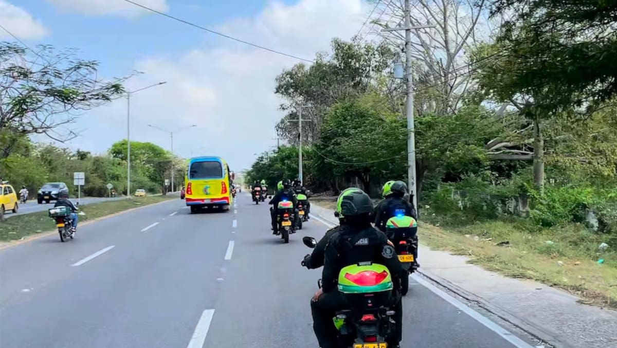Los operativos del fin de semana con motivo del puente festivo se realizaron operativos en Barranquilla y los restantes cuatro municipios pertenecientes al área metropolitana.//Cortesía Policía Mebar.