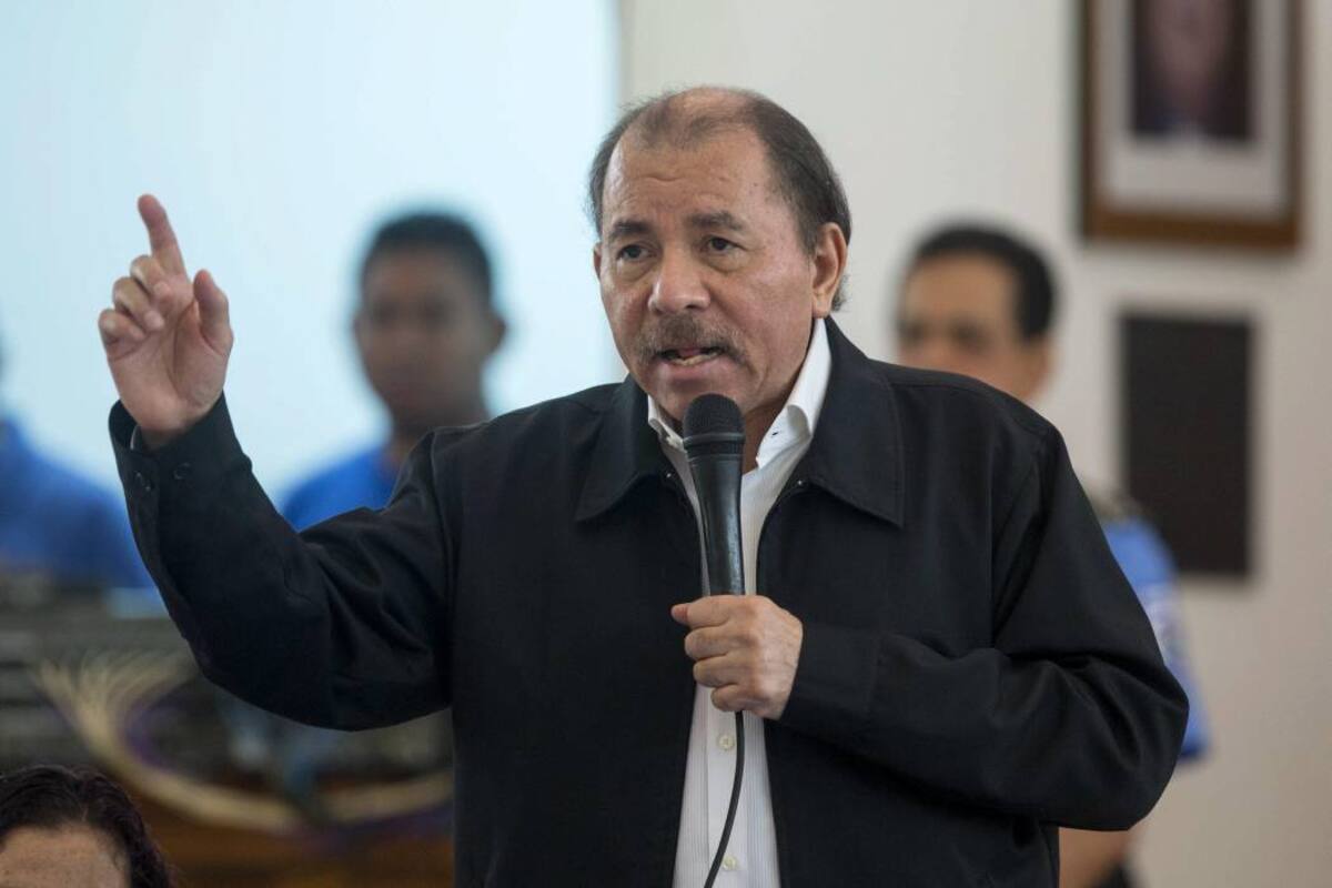 El presidente de Nicaragua, Daniel Ortega. // Foto: EFE