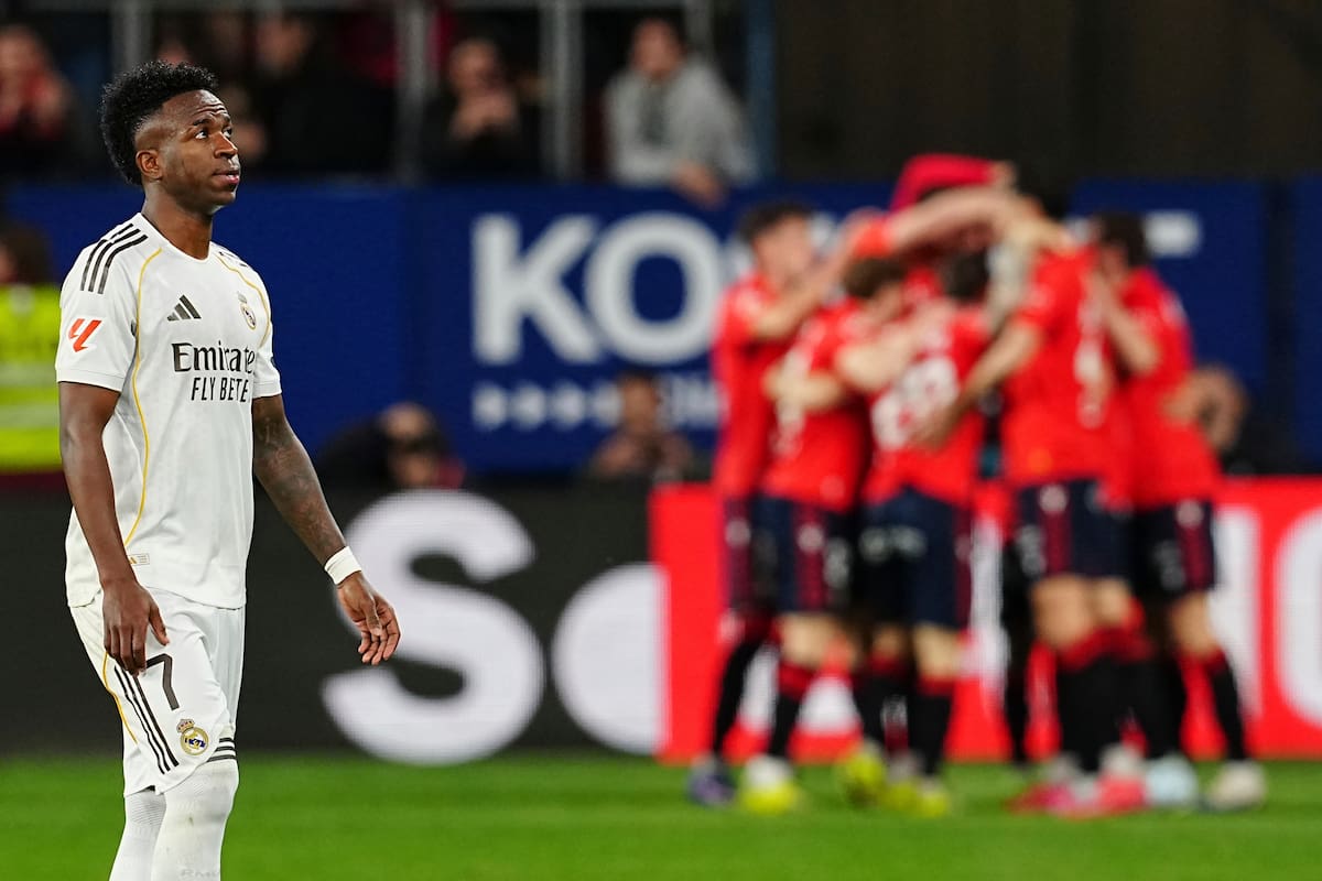 Real Madrid no pudo ante Osasuna: la punta de LaLiga, en suspenso