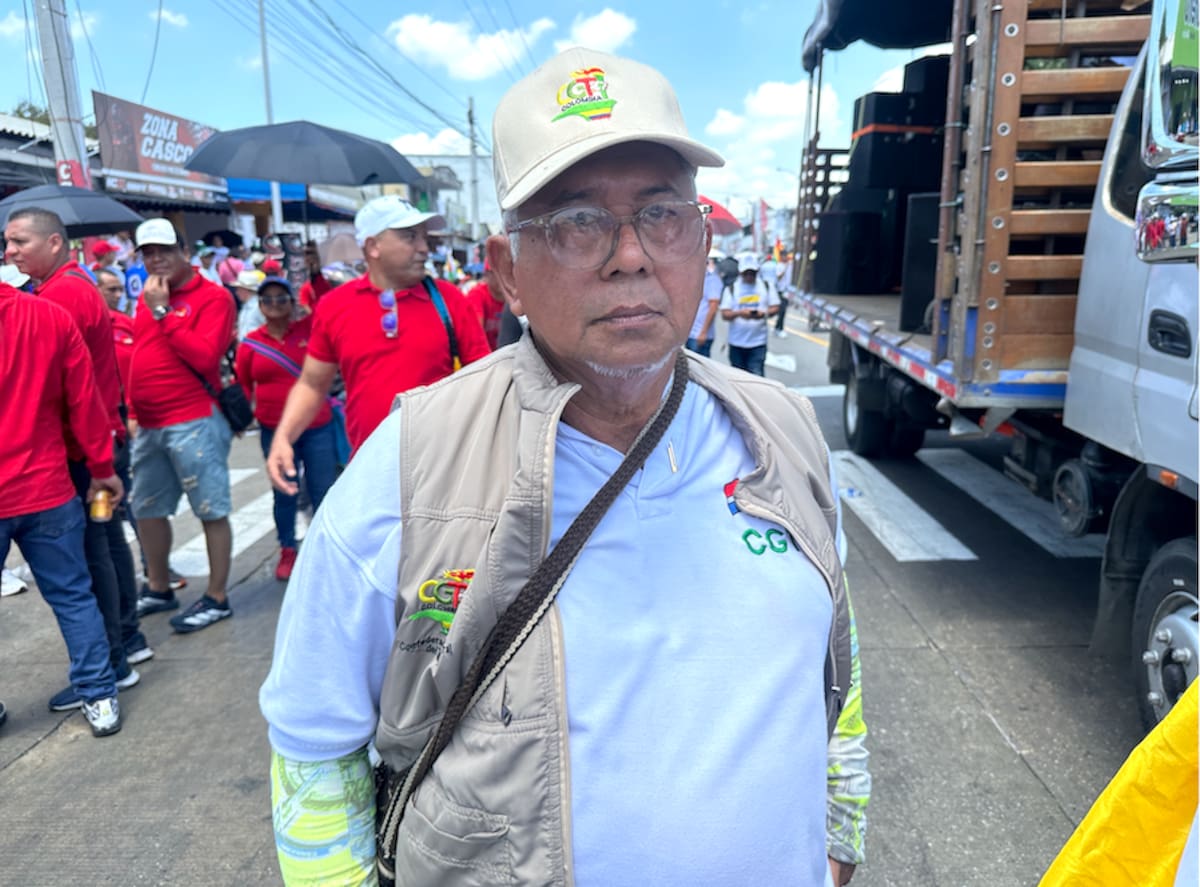 Oscar Echeverría, presidente de la Unión de Trabajadores del Atlántico.//El Universal.