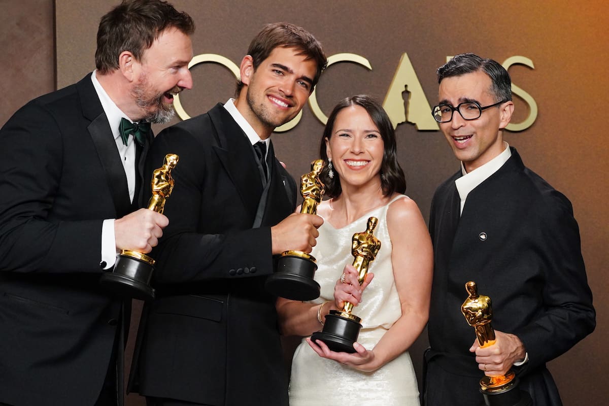 "The Singers" y "Two People Exchanging Saliva," empataron en la categoría a Mejor Cortometraje. //Foto: AP.