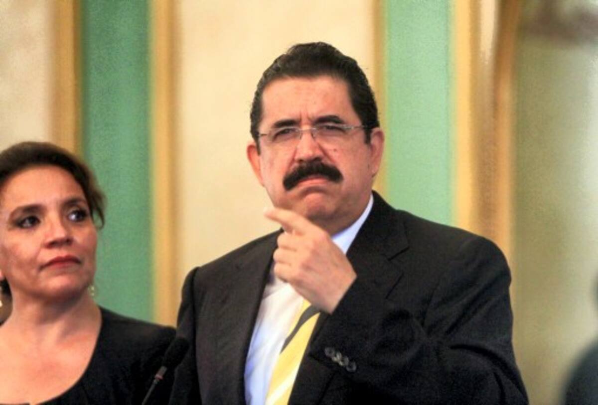 Manuel Zelaya, expresidente de Honduras. AFP ERIKA SANTELICES