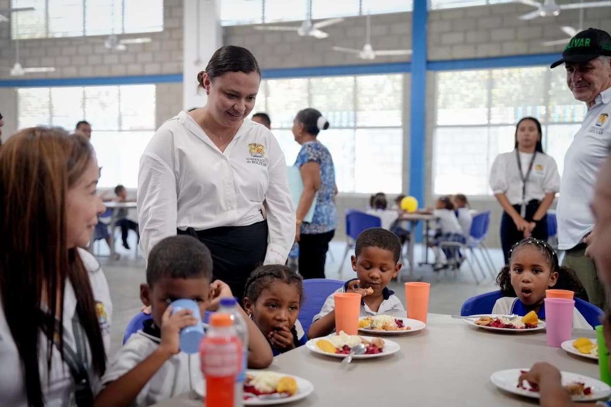 Alimentación escolar en Bolívar: Cobertura del PAE alcanza el 95% este año