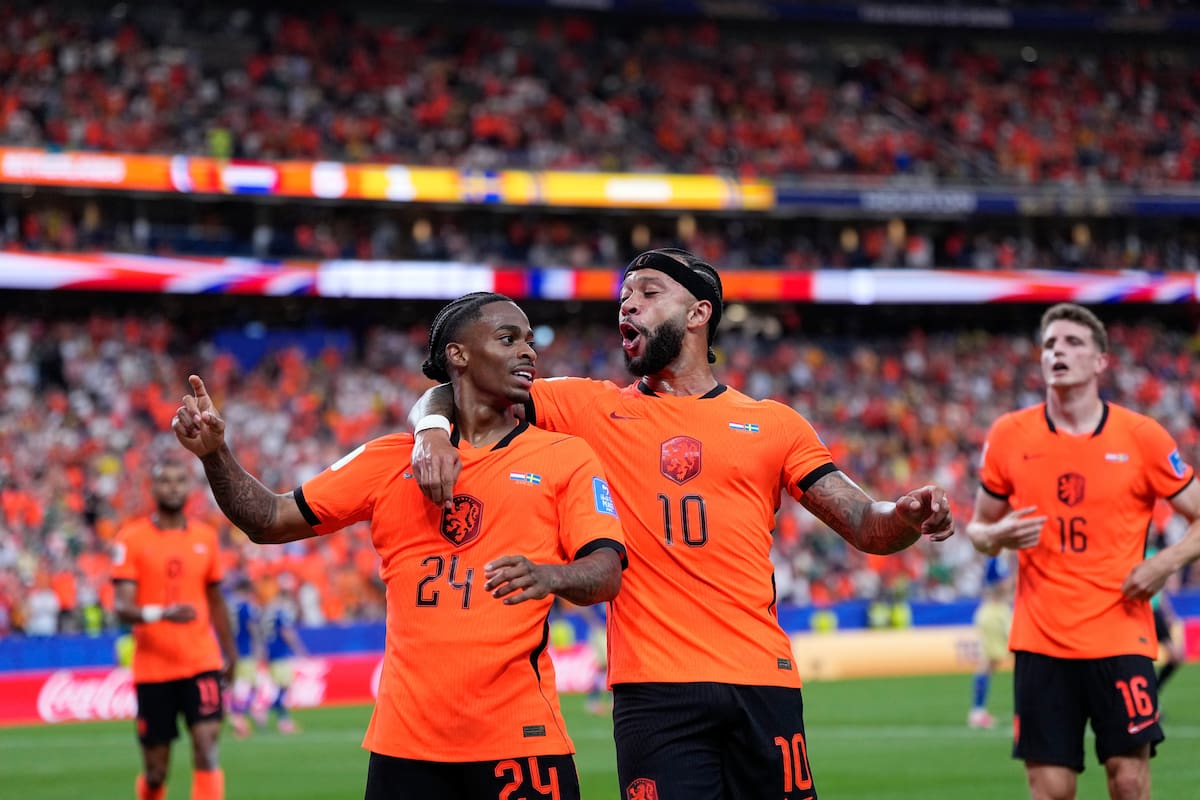 Países Bajos exhibió un gran nivel ante una pobre Suecia en el Mundial. //Foto, AP: Ashley Landis