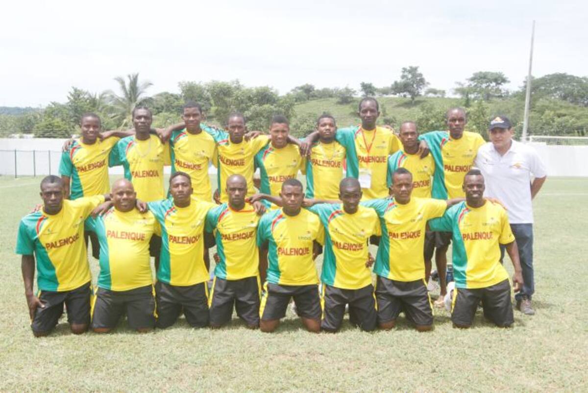 El equipo de fútbol de Palenque también quiere mostrar sus cualidades en este deporte. CORTESÍA