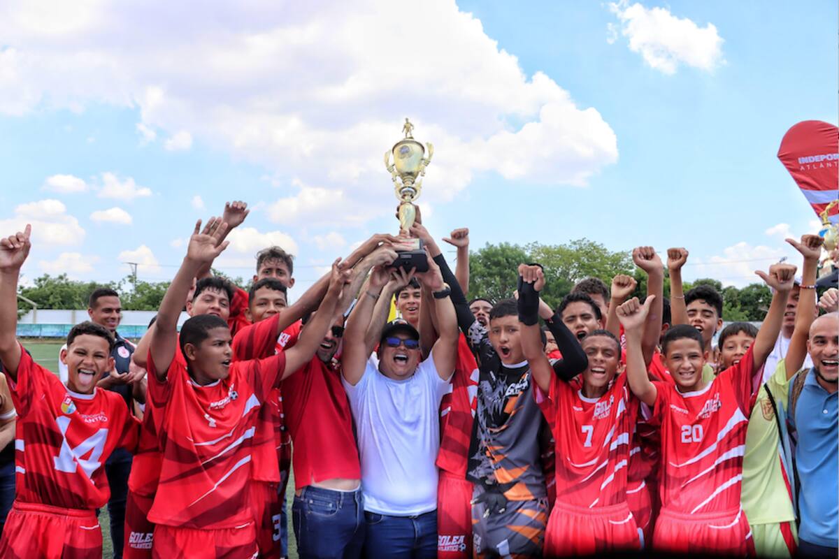 Después de 30 años este municipio fue campeón en el fútbol del Atlántico