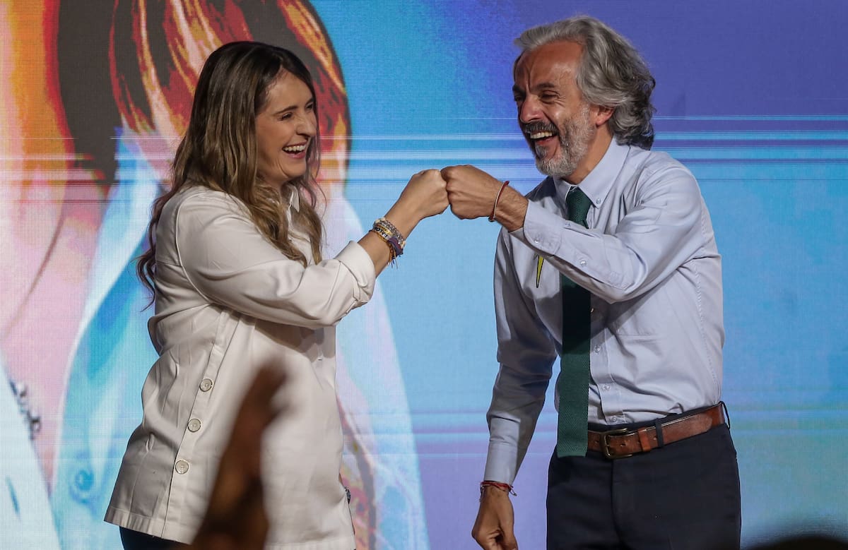 Paloma Valencia y Juan Daniel Oviedo. // Foto: Colprensa