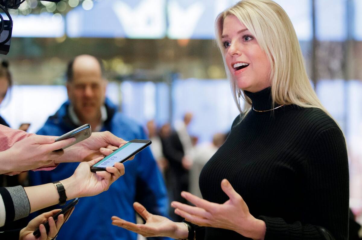 Pam Bondi, fiscal general de los Estados Unidos. //EFE