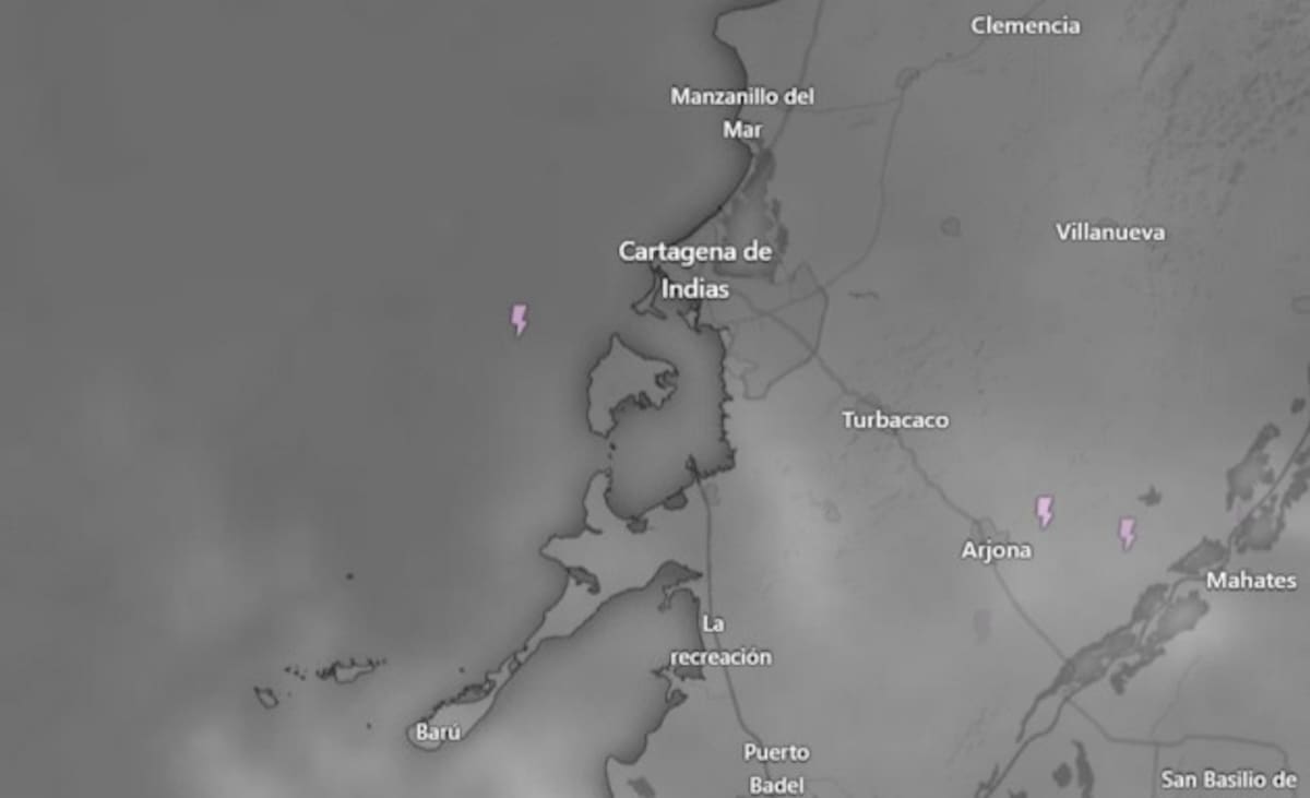 Panorama del clima en Cartagena para este jueves 3 de julio. // Foto: iClima