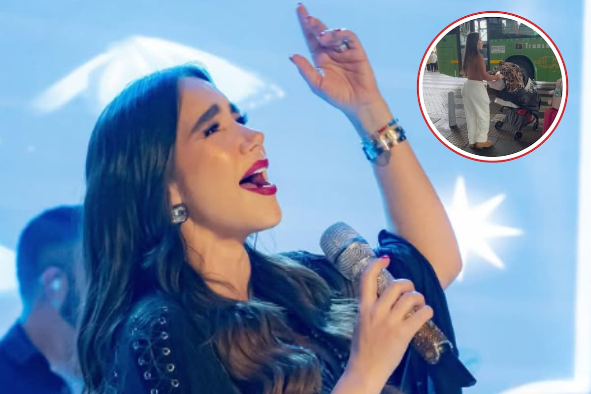 ¿Paola Jara esperando el TransMilenio? La foto que se convirtió en tendencia