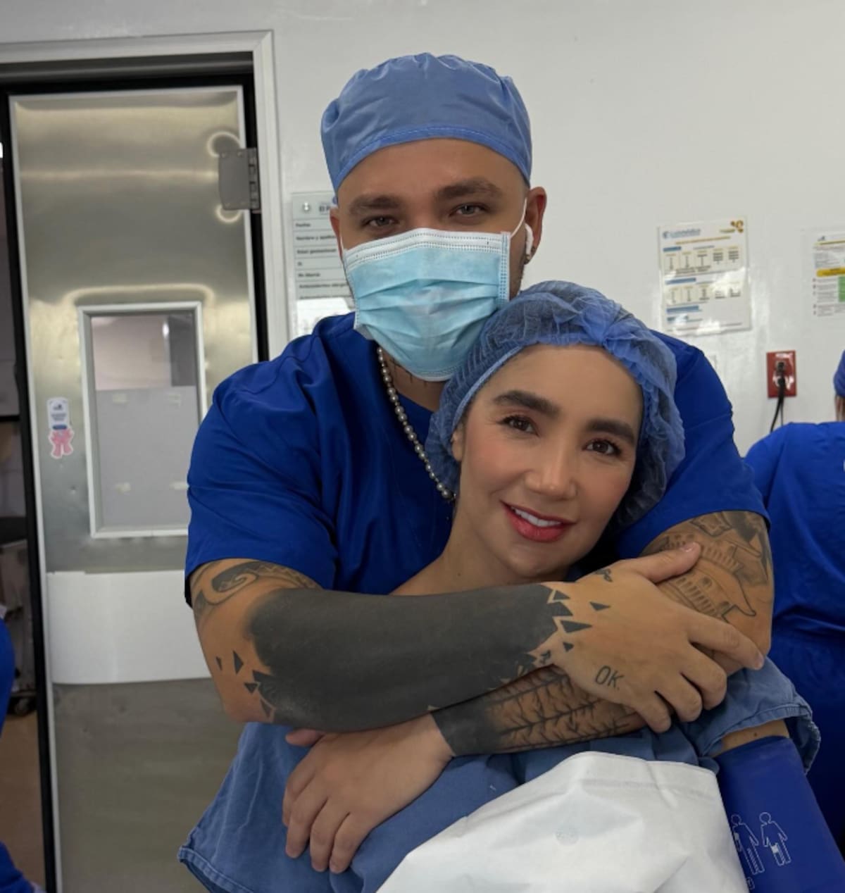 Paola Jara y Jessi Uribe confirman el nacimiento de su bebé, Emilia.
Foto: redes sociales.