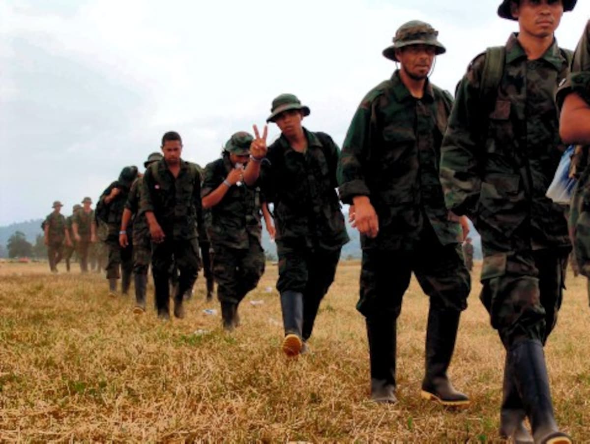 Paramilitarismo en Colombia. // Colprensa.