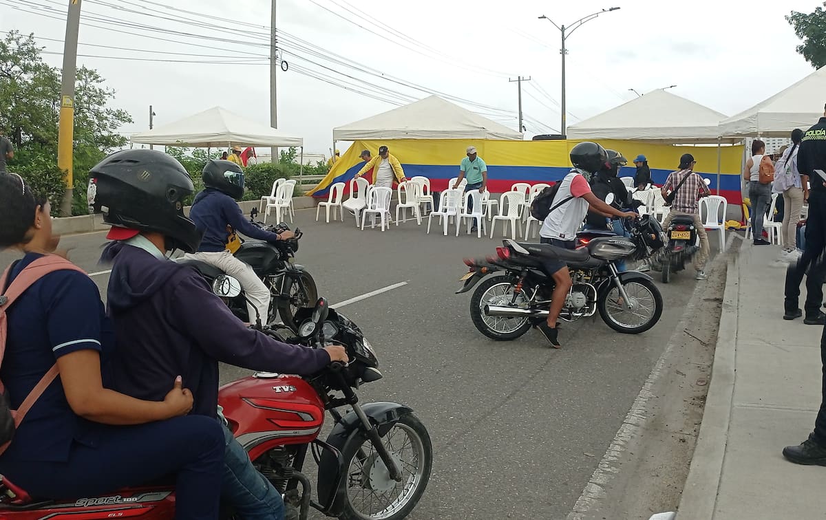 Desde la CUT Bolívar anunciaron actividades durante la jornada. // Foto: Zenia Valdelamar.