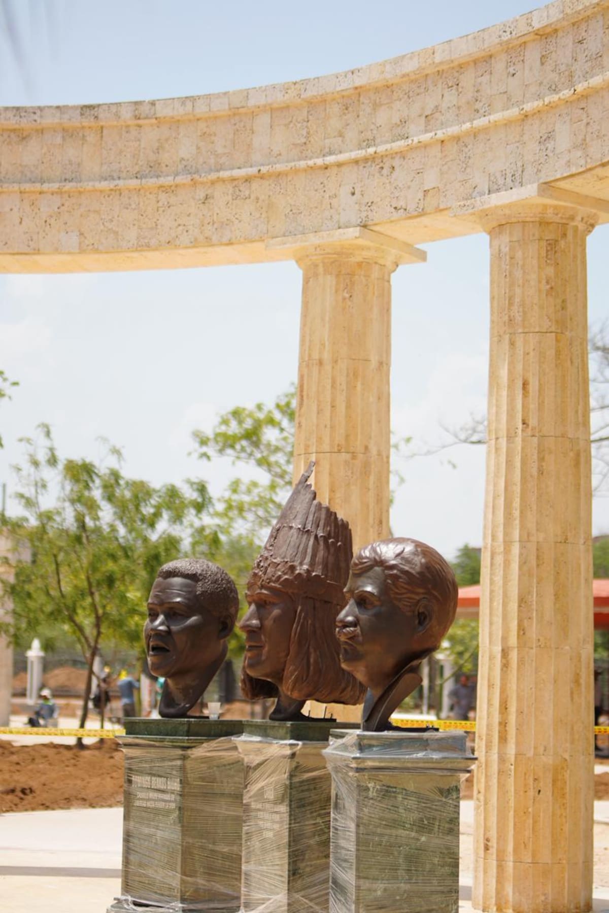 Las obras en el Parque Apolo ya tienen un avance que supera el 90 % de ejecución. // Foto: Cortesía - Alcaldía de Cartagena.