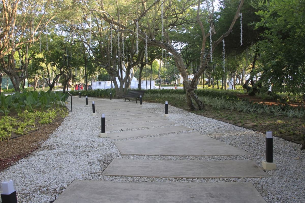 Nueva estructura del Parque Centenario, tras su reapertura. // Foto: Julio Castaño.