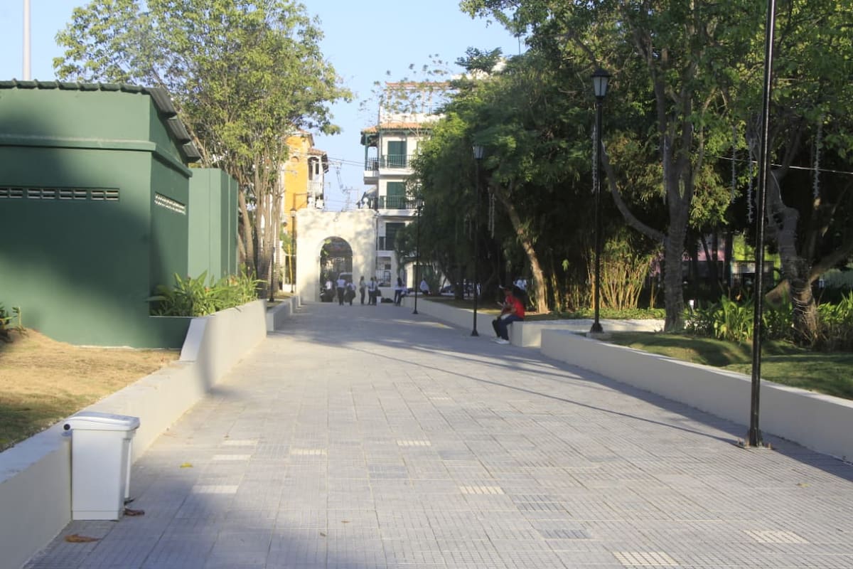 Nueva estructura del Parque Centenario, tras su reapertura. // Foto: Julio Castaño.