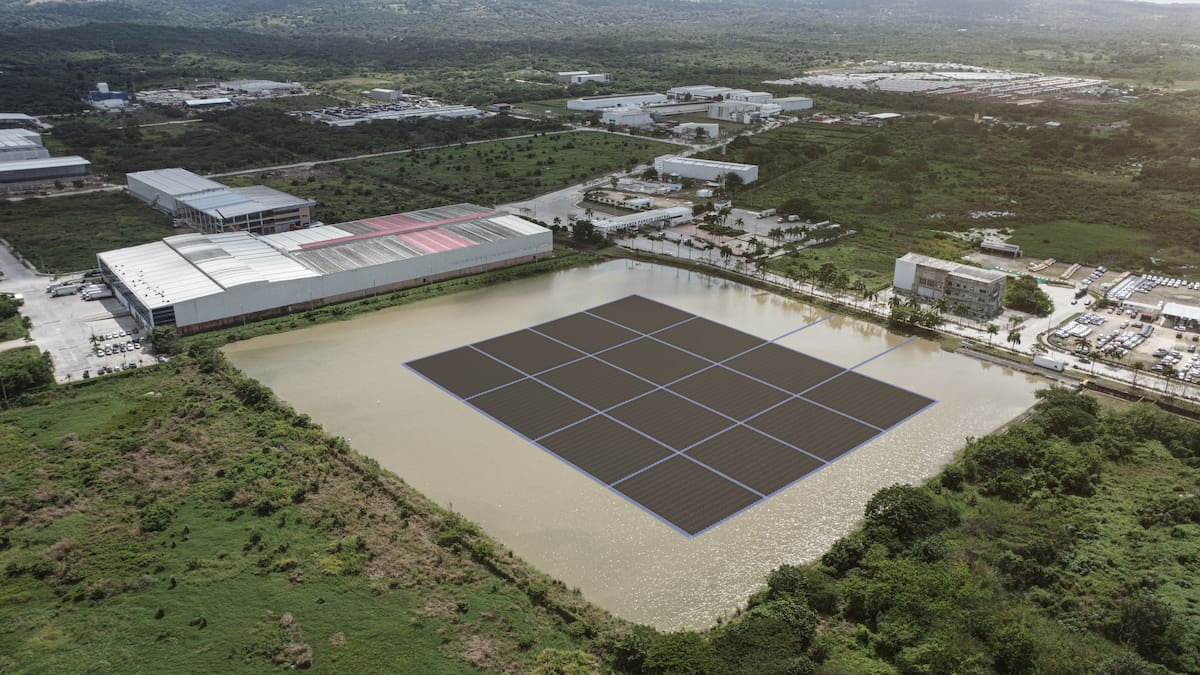 Parque Central Zona Franca y Enexa se unen para construir la planta solar flotante más grande de Colombia.