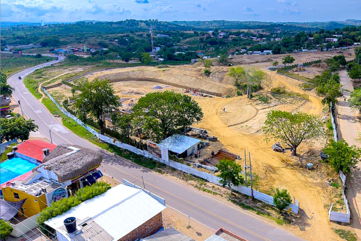 A buen ritmo avanzan las obras del Parque de la Equidad y la Alegría en Plato, Magdalena