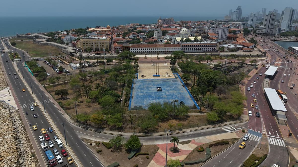 La Alcaldía de Cartagena se encargará de recuperar el Parque de La Marina, el cual será convertido en el pulmón verde de la ciudad con la siembra de 500 árboles. // Foto: Cortesía - Alcaldía de Cartagena.
