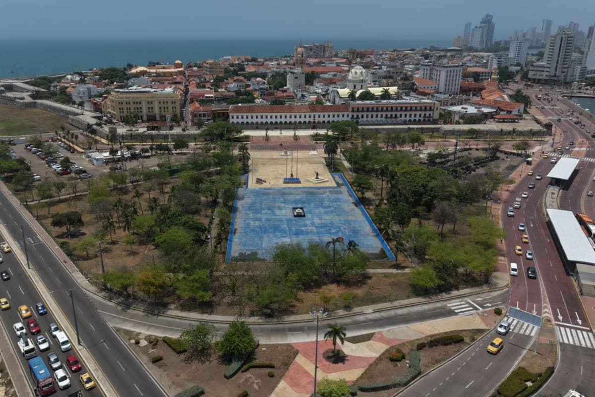 Parque de La Marina en Cartagena será renovado: Distrito y Armada anuncian acuerdo