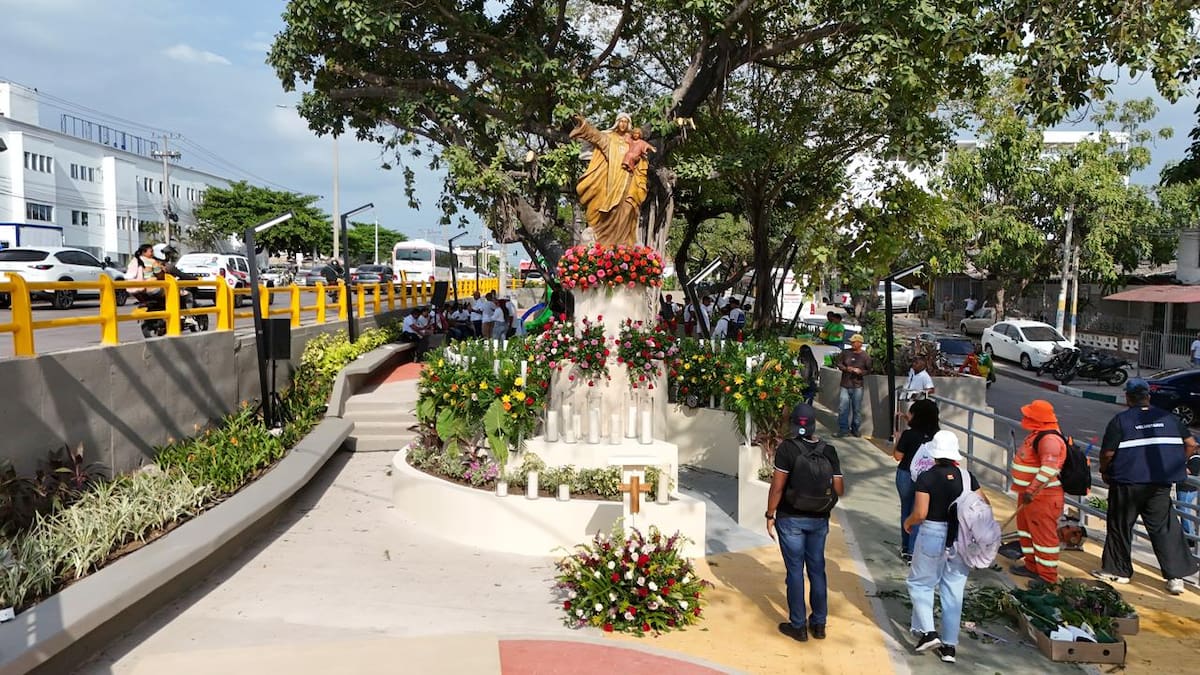 Parque de La Virgencita en Blas de Lezo. // Foto: cortesía - Alcaldía de Cartagena.